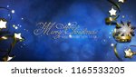 banner with sparkling christmas ... | Shutterstock . vector #1165533205