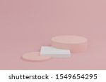 pink steps cube   cylinder... | Shutterstock . vector #1549654295