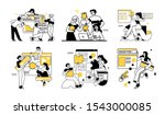 workflow management business... | Shutterstock .eps vector #1543000085