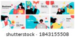 presentation and slide layout... | Shutterstock .eps vector #1843155508