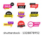 sale tags collection. special... | Shutterstock .eps vector #1328878952