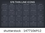 big vector collection of 576... | Shutterstock .eps vector #1477106912