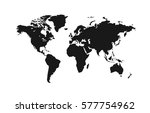 political world map vector... | Shutterstock .eps vector #577754962