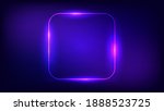 neon rounded square frame with... | Shutterstock .eps vector #1888523725