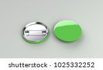 blank green badge on white... | Shutterstock . vector #1025332252