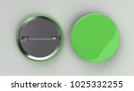 blank green badge on white... | Shutterstock . vector #1025332255