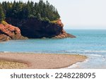 The St. Martins sea caves formed over the years by the dramatic tides of the Bay of Fundy. 
