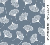 Seamless Pattern With Ginkgo...