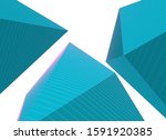abstract architecture 3d... | Shutterstock .eps vector #1591920385
