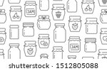jam seamless pattern with... | Shutterstock .eps vector #1512805088