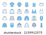 clothes top doodle illustration ... | Shutterstock .eps vector #2159912575