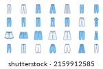 clothes pants doodle... | Shutterstock .eps vector #2159912585