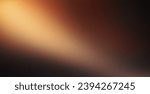 Small photo of Abstract beige brown color gradient dark background grainy noise texture banner website header design
