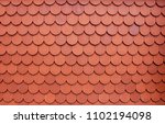 Tile Roofs Background. Clay...
