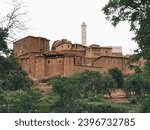 Small photo of High atlas, morocco- july 20, 2022 : traditional small Amazigh village in high atlas