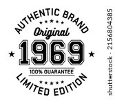 Authentic Brand. Original 1969. ...