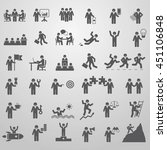 big set of icons for business.... | Shutterstock .eps vector #451106848