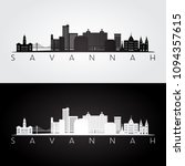 Savannah Usa Skyline And...