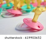 dairy nipples. latex nipple ... | Shutterstock . vector #619903652