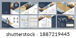 corporate business presentation ... | Shutterstock .eps vector #1887219445