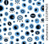 evil eye seamless pattern.... | Shutterstock .eps vector #2151599655
