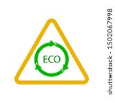 recycle vector logo. recycle... | Shutterstock .eps vector #1502067998
