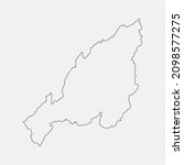 map of nagaland   india region... | Shutterstock .eps vector #2098577275