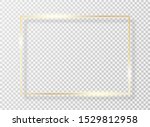 golden frame with light effect. ... | Shutterstock .eps vector #1529812958