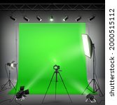 green backdrop background for... | Shutterstock .eps vector #2000515112