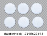 realistic cotton pad set with... | Shutterstock .eps vector #2145623695