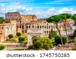 The Colosseum And Arch Of...