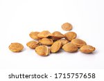 Apricot Kernel Isolated On...