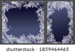 Vector Frozen Frost Background...