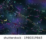 multi color lines on dark... | Shutterstock . vector #1980319865