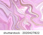 liquid gold rose marble canvas... | Shutterstock . vector #2020427822