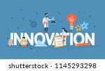 innovation concept. idea of... | Shutterstock .eps vector #1145293298