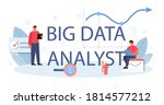 business big data analyst... | Shutterstock .eps vector #1814577212