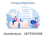 new company registration.... | Shutterstock .eps vector #1879543408