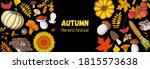 harvest festival. hello autumn... | Shutterstock .eps vector #1815573638