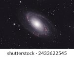 Small photo of Galaxy Messier 81, also known as Bode's Galaxy or NGC 3031, approximately 12 million light-years away in the constellation Ursa Major.