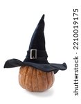 Halloween pumpkin with hat...