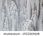Frozen Waterfall Macro  Cold...