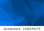 abstract blue black polygon... | Shutterstock . vector #1160154175