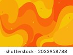 geometric yellow red fluid... | Shutterstock .eps vector #2033958788