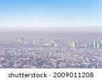 View Of Almaty City And Smog...