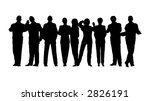 business crowd vector 2 all... | Shutterstock . vector #2826191