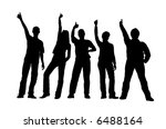 five ok gesture vector | Shutterstock .eps vector #6488164