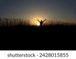 Small photo of Peoria Illinois USA- July 2nd 2022: Long Grass Jump