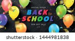 special offer back to school... | Shutterstock .eps vector #1444981838