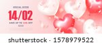 happy valentine's day sale... | Shutterstock .eps vector #1578979522